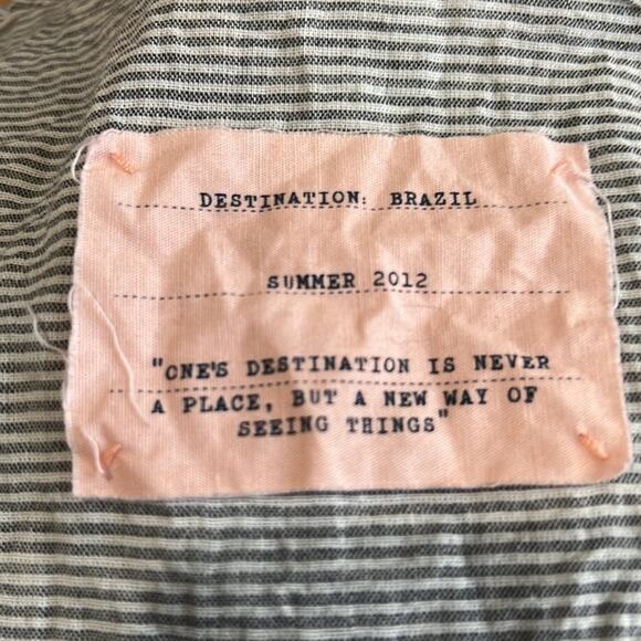 Anthropologie BIRDS OF PARADISE By Trovata Long Sleeve Top Size XS - Picture 6 of 7